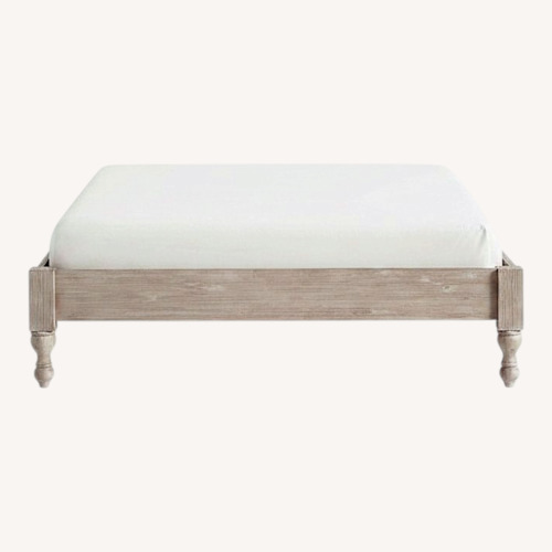 Used Pottery Barn Teen Bellevue Queen Bellevue Bed in Weathered White for sale on AptDeco