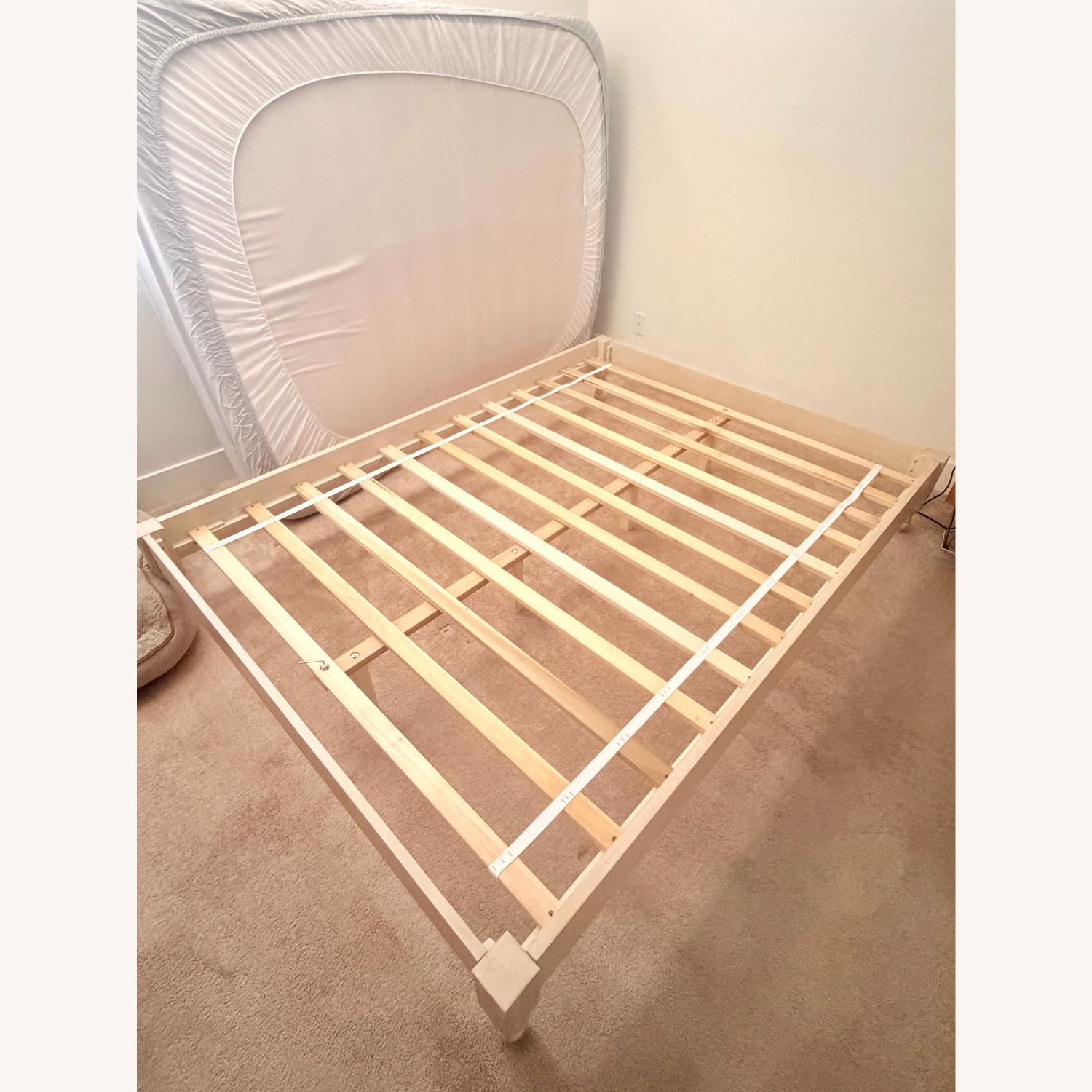 Pottery Barn Teen Bellevue Queen Bellevue Bed in Weathered White - image-5
