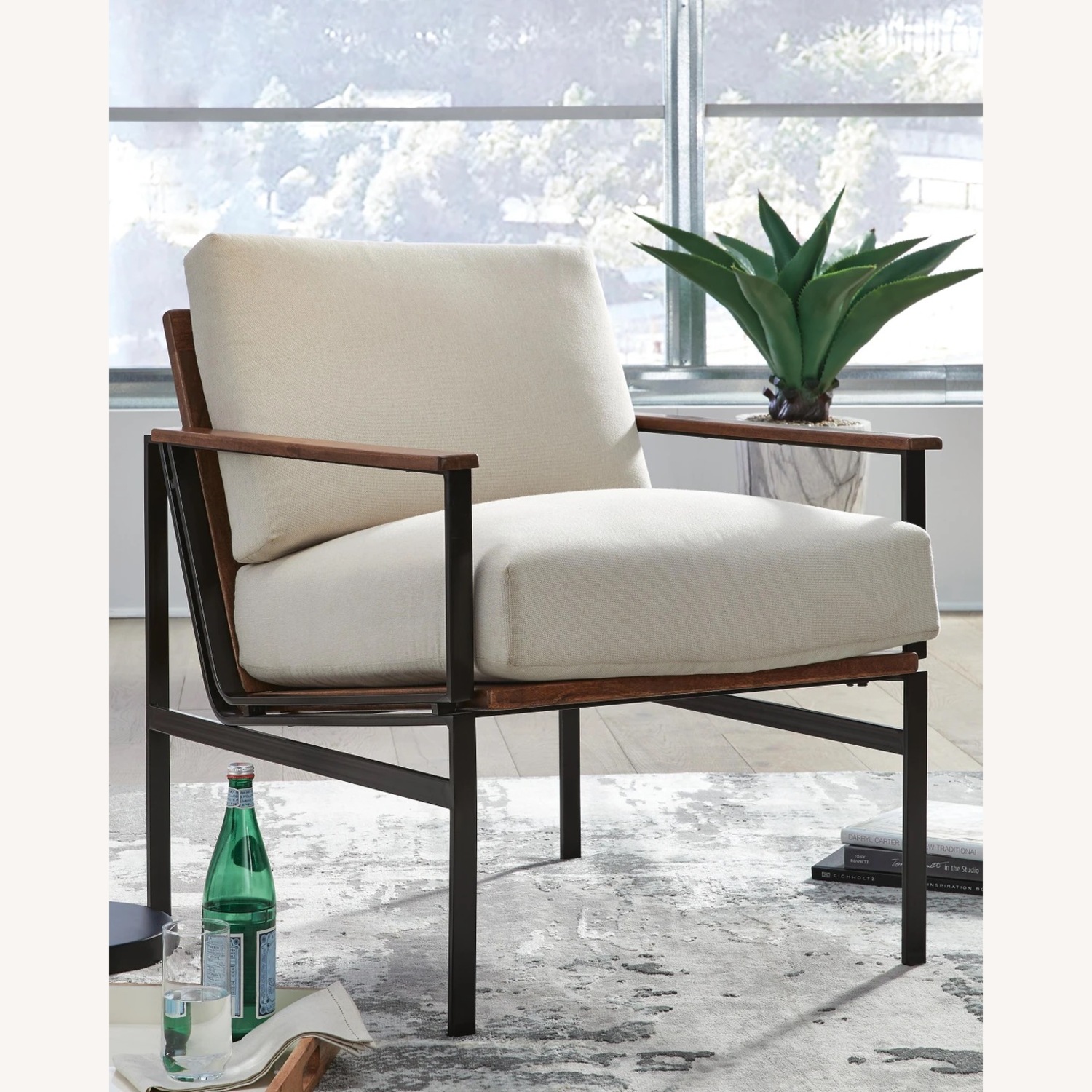 Ashley Furniture Wood Accent Chair - image-2