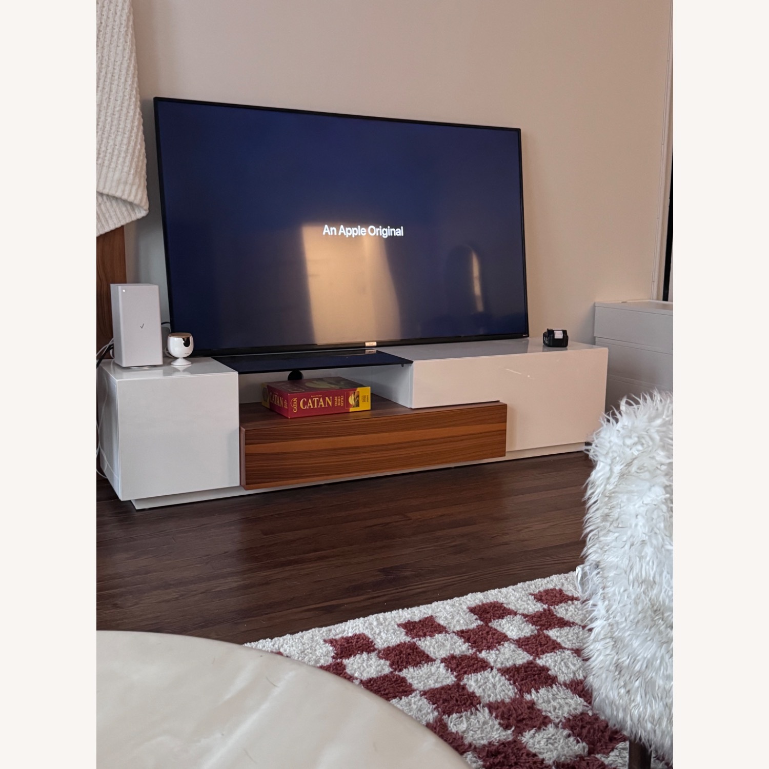 Wayfair Verneuil White Wood Media Storage - image-3