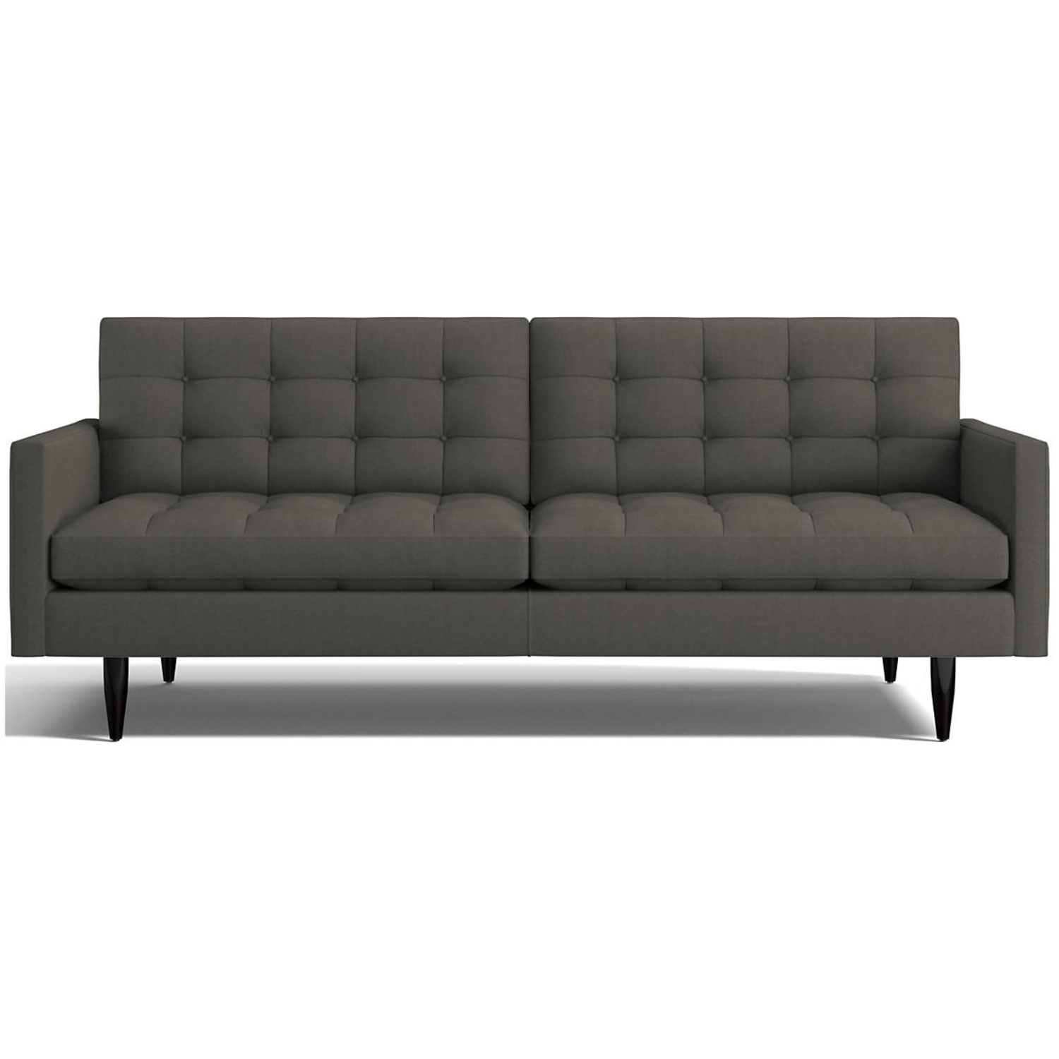 Crate & Barrel 86" Petrie Sofa Graphite - image-4