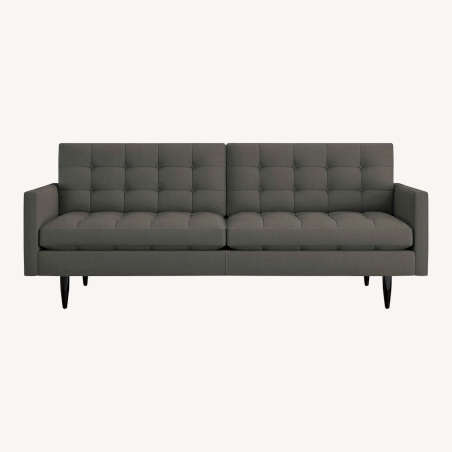 Crate & Barrel 86" Petrie Sofa Graphite - image-0