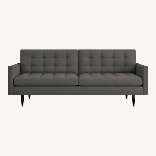Used Crate & Barrel 86" Petrie Sofa Graphite for sale on AptDeco