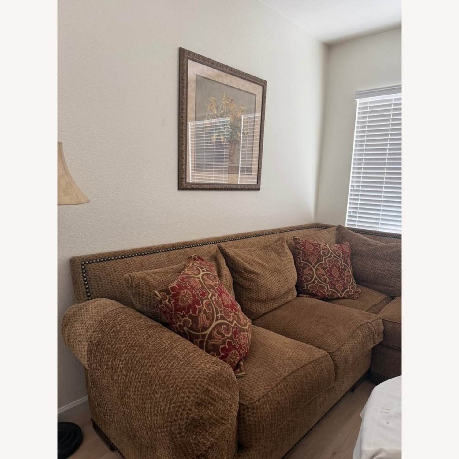 Vintage/Antique Dark Brown 2 Piece Sectional - image-3