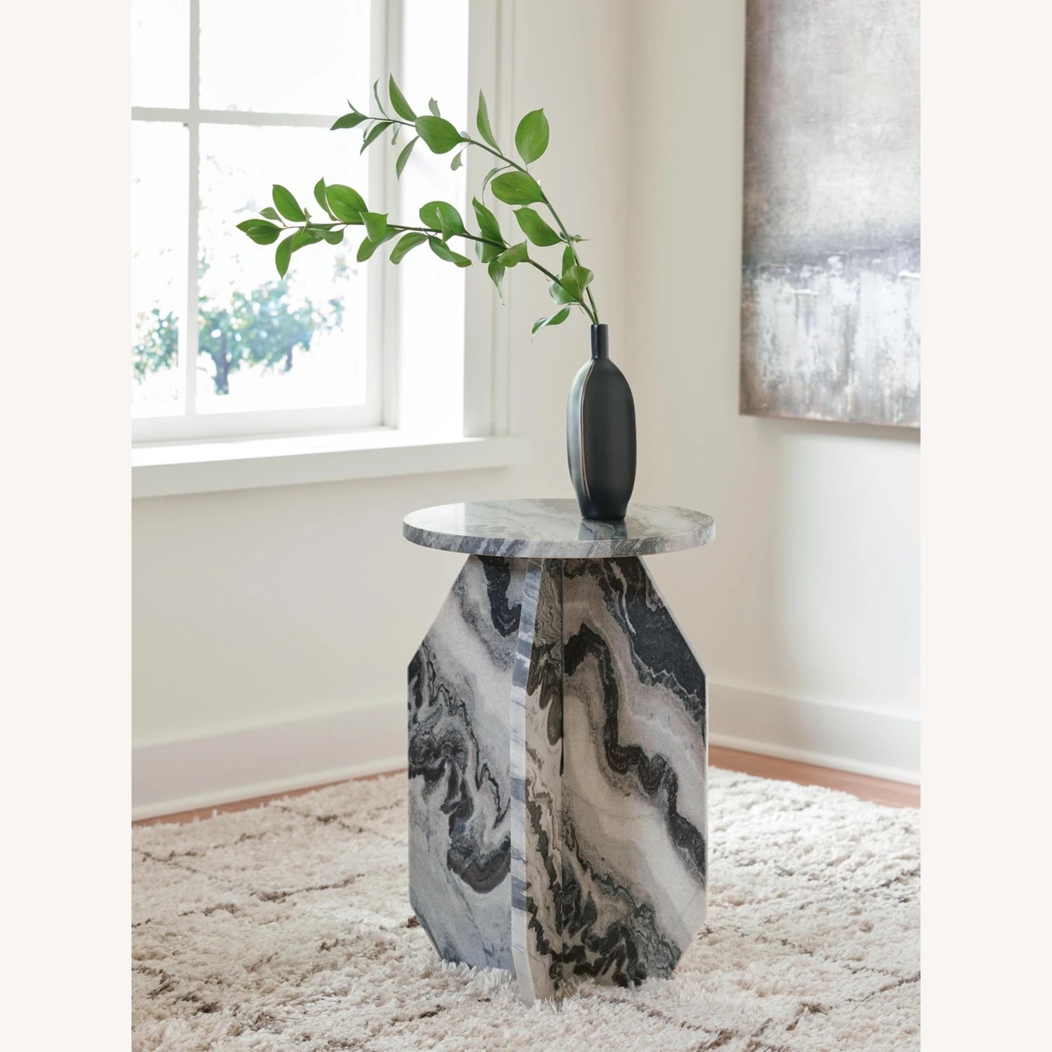 Ashley Furniture Wrenlane Marble Side Table - image-1