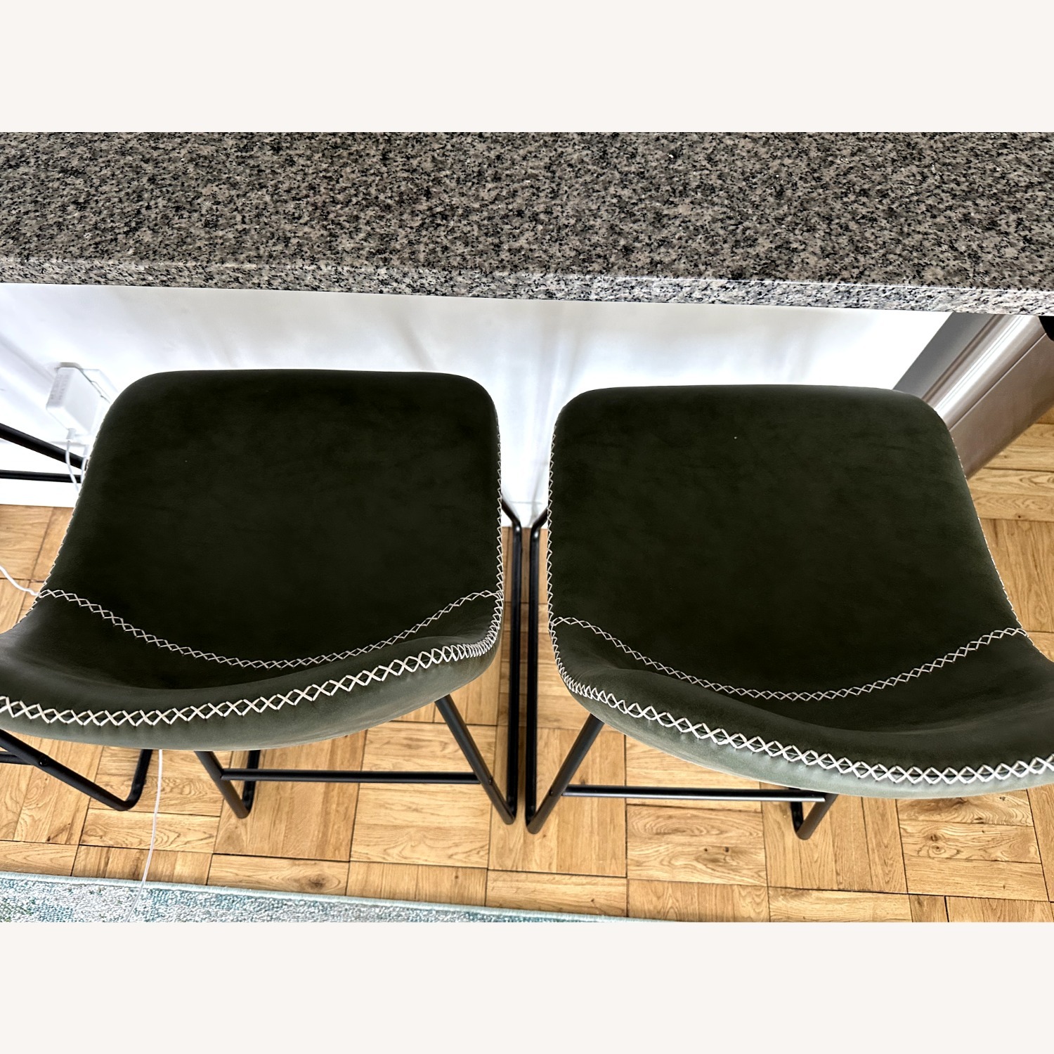 Green Stools - Set of 4 - image-3