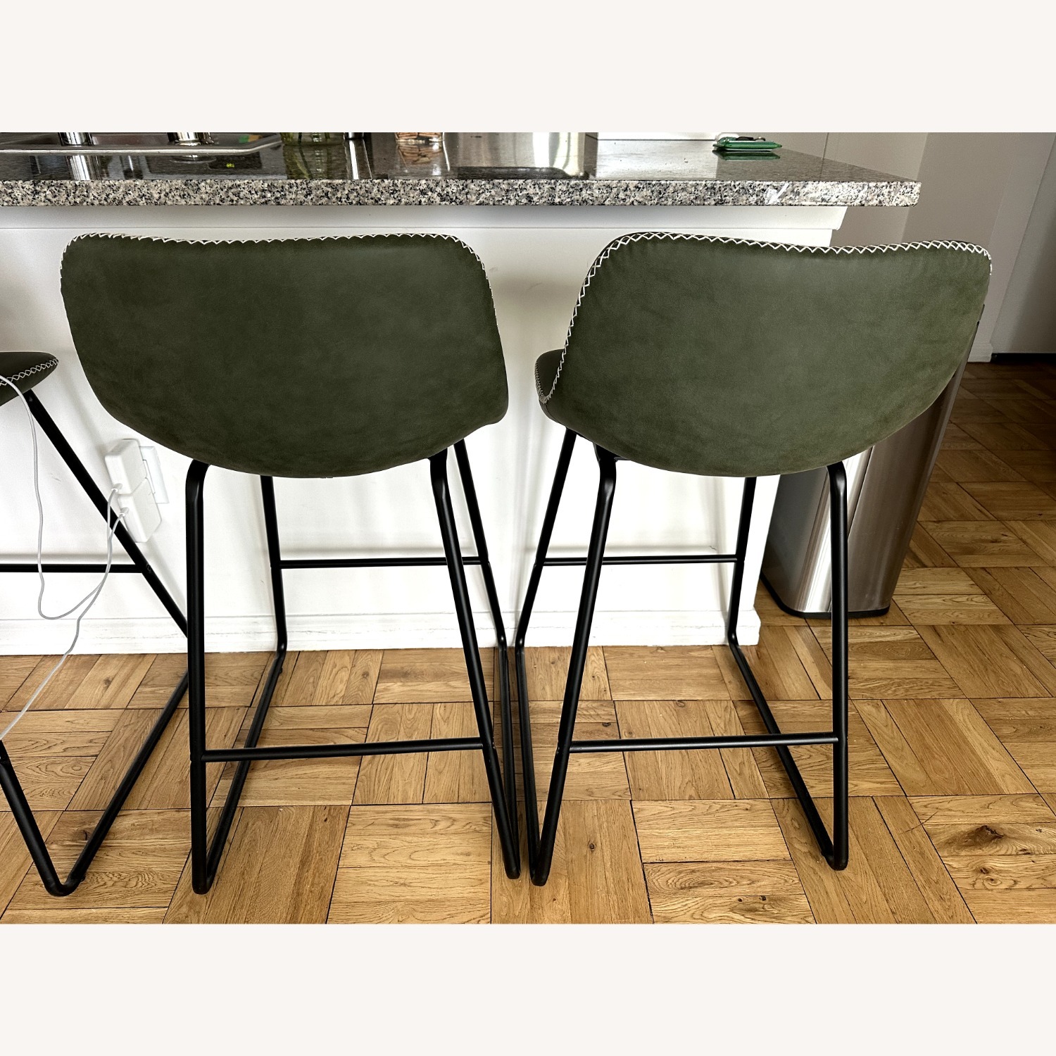 Green Stools - Set of 4 - image-2
