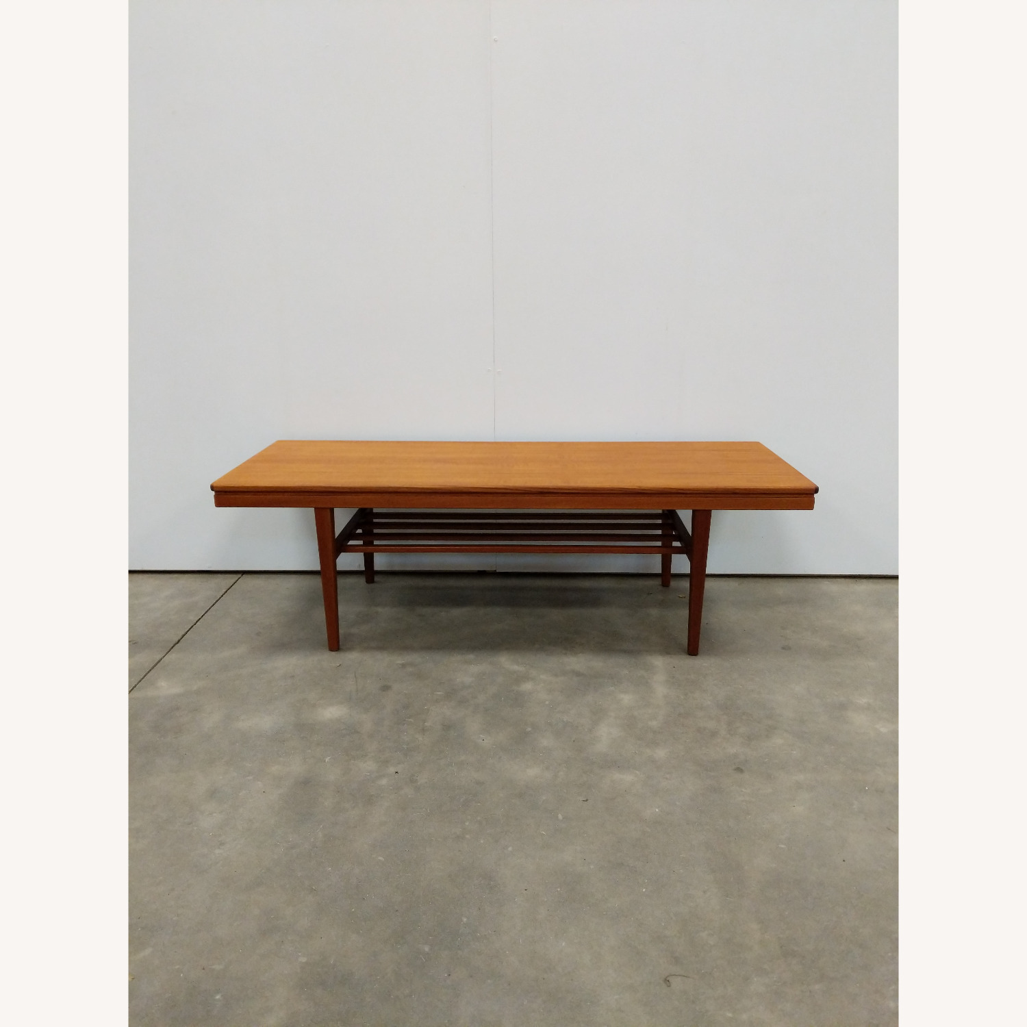 Vintage Mid Century Modern Teak Coffee Table - image-1