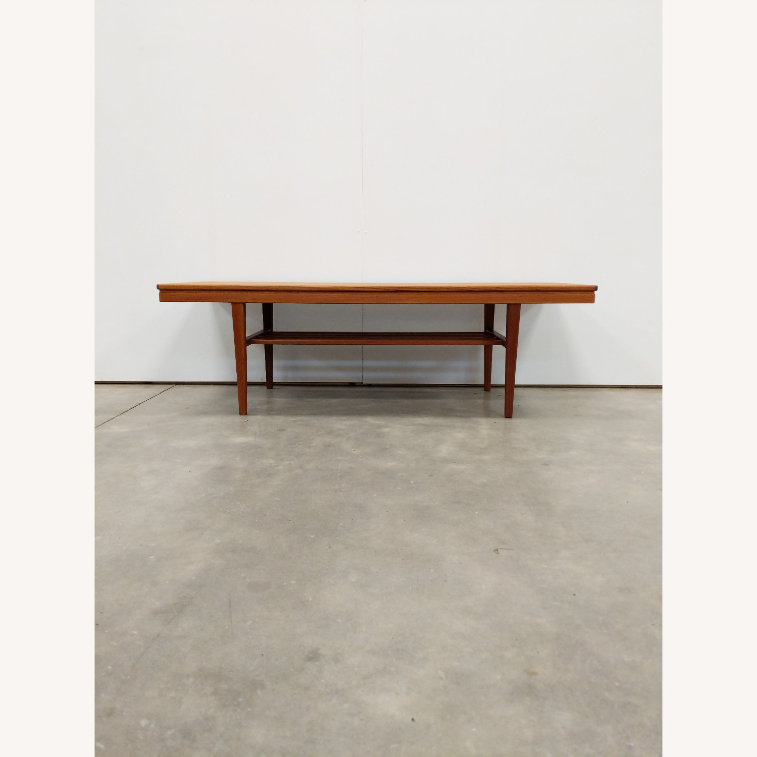 Vintage Mid Century Modern Teak Coffee Table - image-2