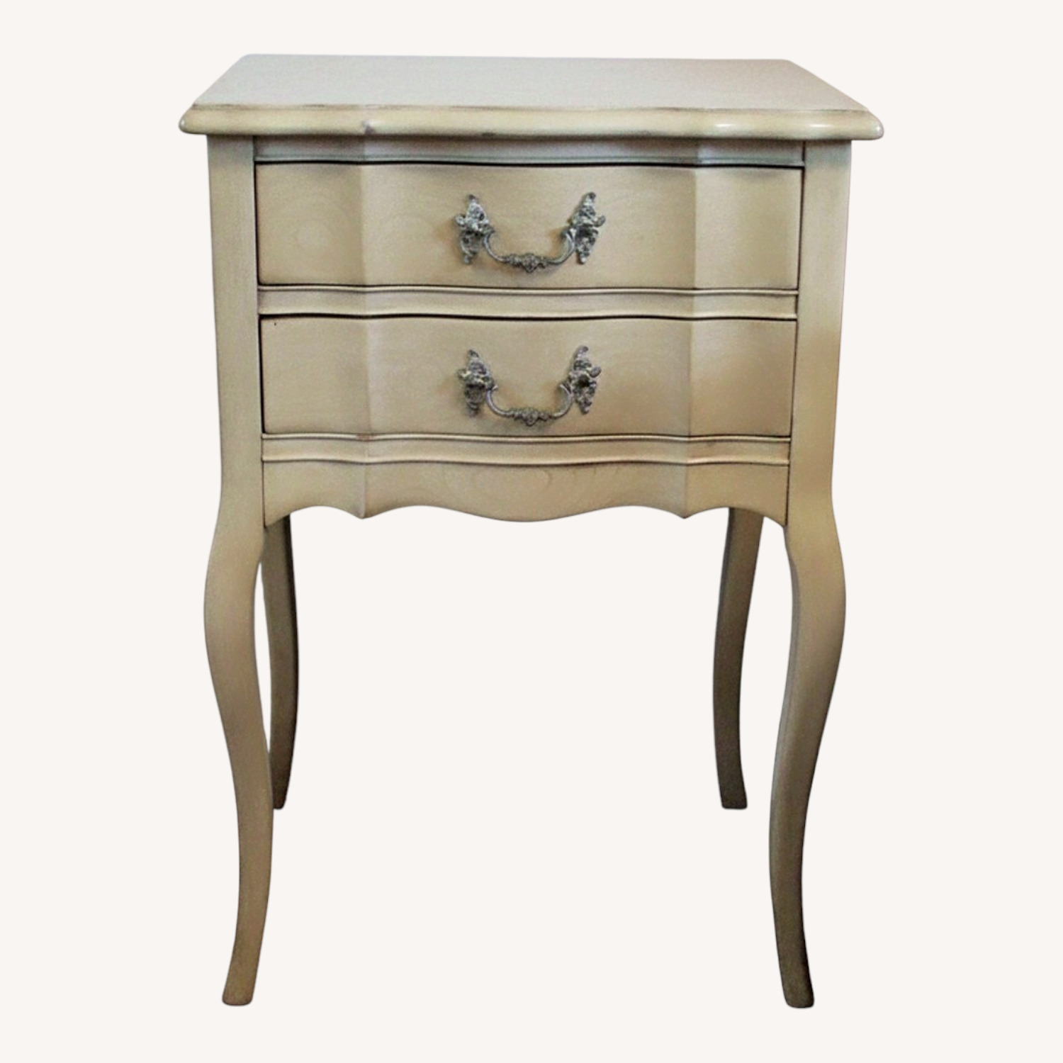 Vintage/Antique Finds Natural Wood Nightstand - image-0