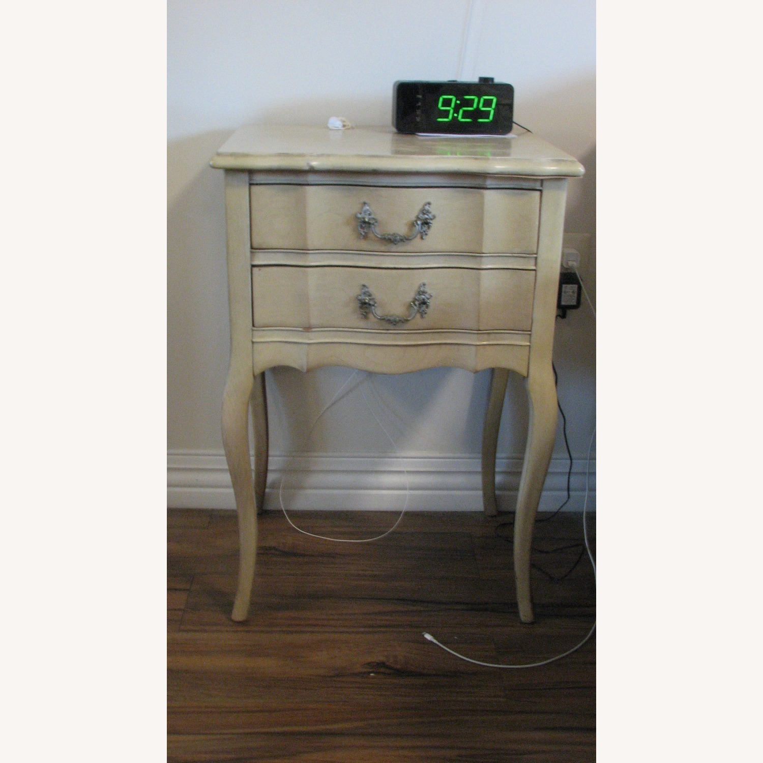 Vintage/Antique Finds Natural Wood Nightstand - image-3