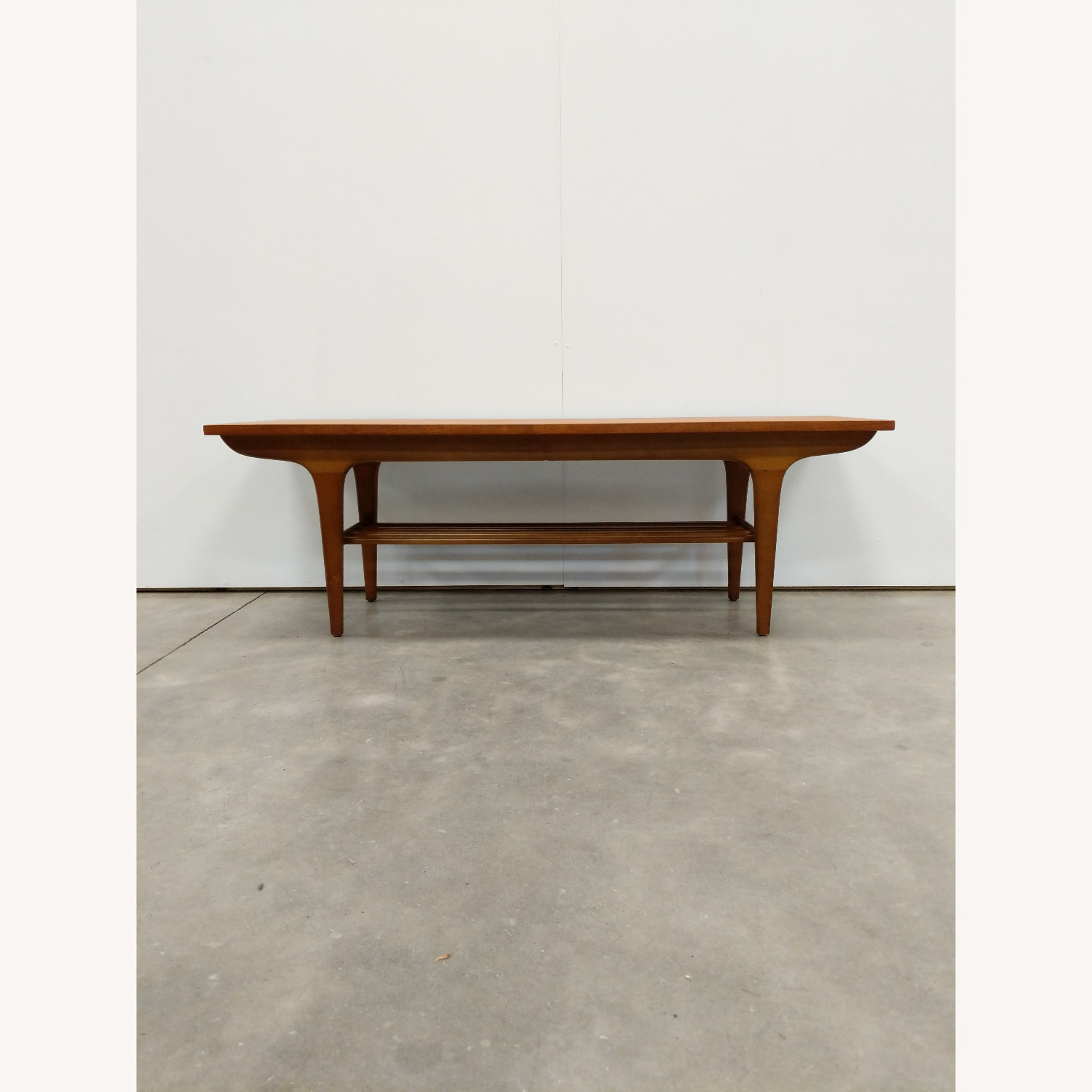 Vintage Mid Century Modern Teak Coffee Table - image-2