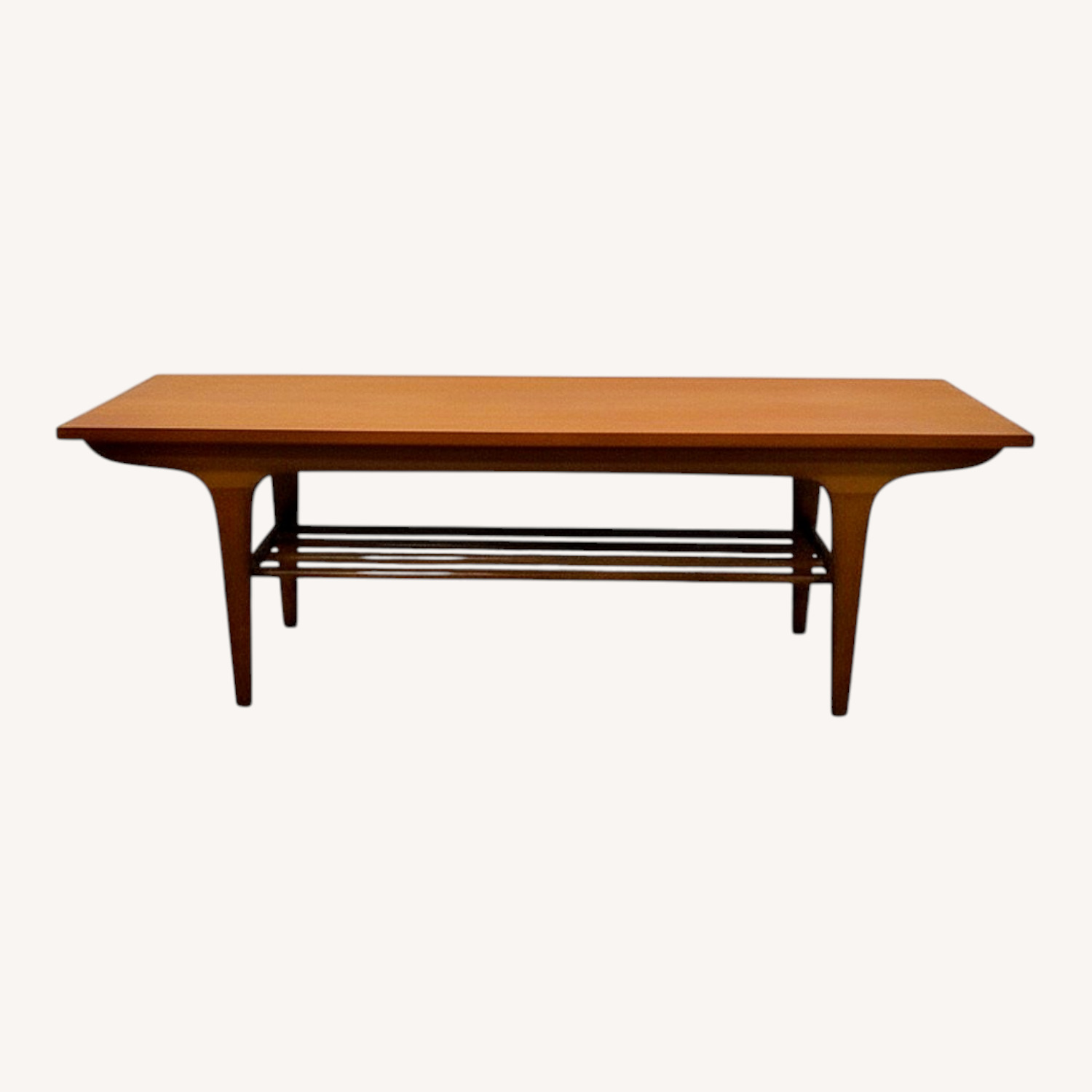 Vintage Mid Century Modern Teak Coffee Table - image-0