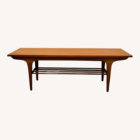 Vintage Mid Century Modern Teak Coffee Table