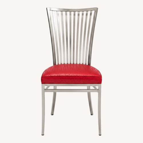 Used Johnston Casuals Furniture Red Dining Chairs for sale on AptDeco
