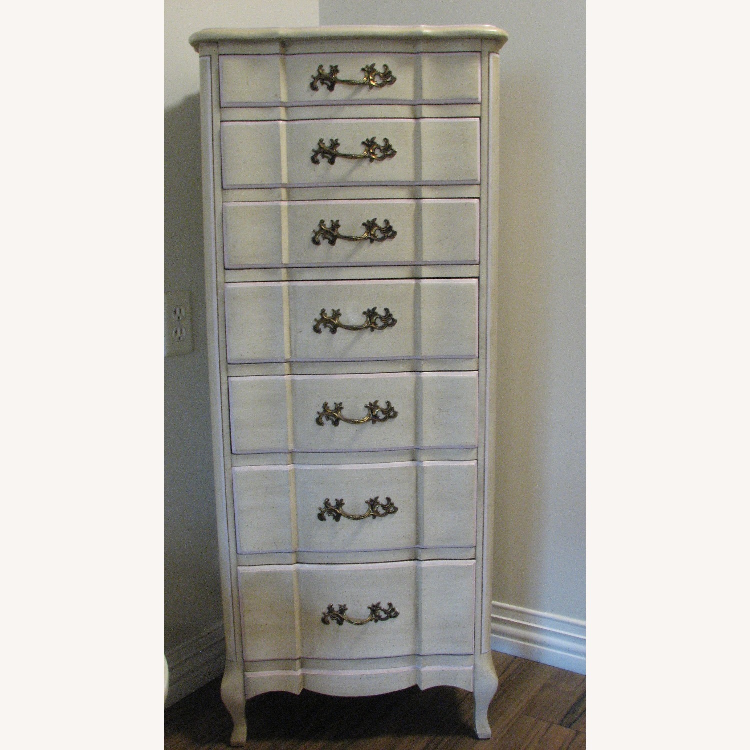 Vintage Solid Wood 7-drawer Tall Dresser - image-1