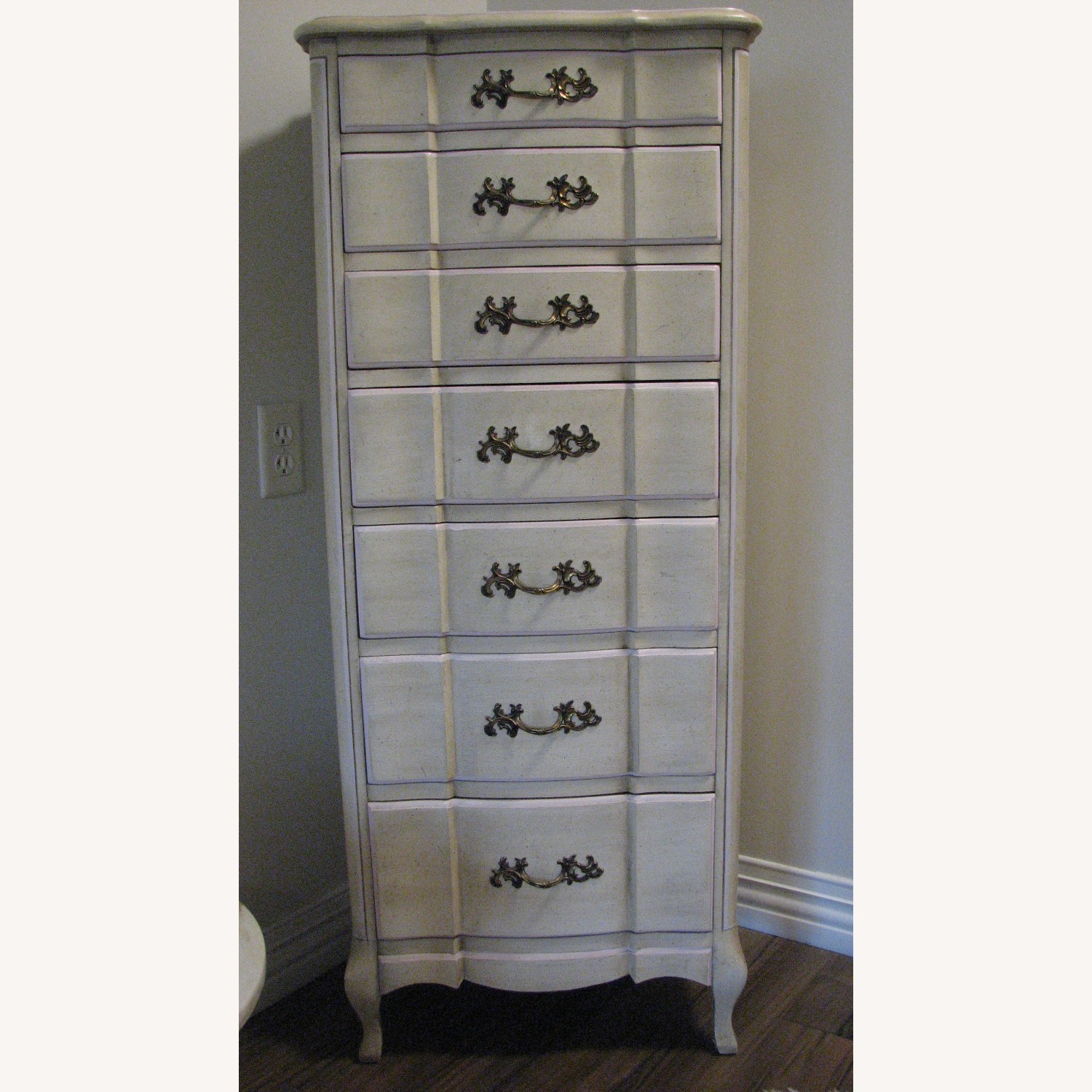 Vintage Solid Wood 7-drawer Tall Dresser - image-2