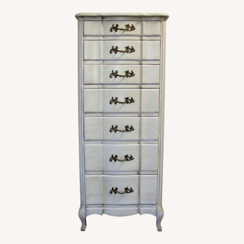 Used Vintage Solid Wood 7-drawer Tall Dresser for sale on AptDeco