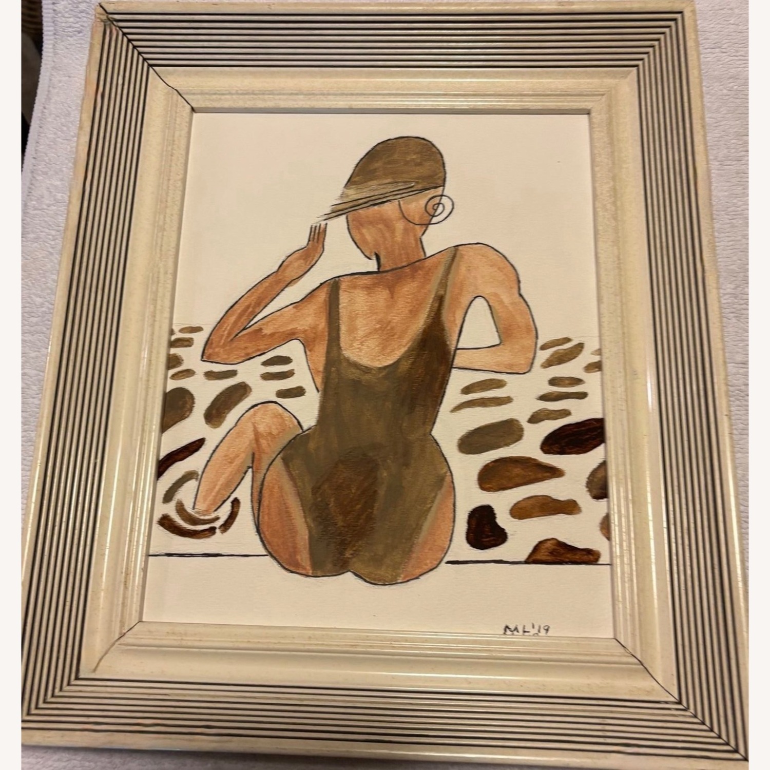 Art Deco Swimmer Wall Decor - image-3