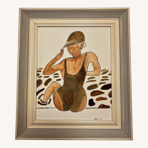 Used Art Deco Swimmer Wall Decor for sale on AptDeco