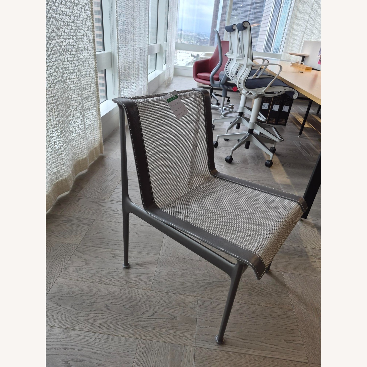 Knoll Richard Schultz Light Gray Dining Chairs - image-8