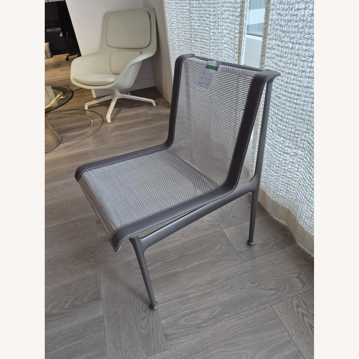 Knoll Richard Schultz Light Gray Dining Chairs - image-7