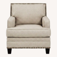Ashley Furniture Claredon Natural Linen Accent Chairs