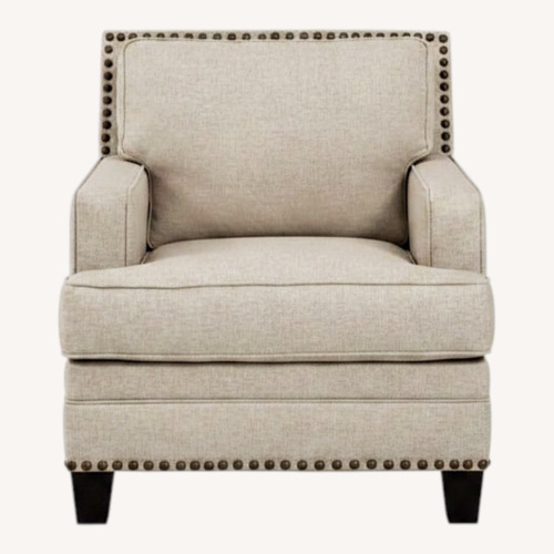 Used Ashley Furniture Claredon Natural Linen Accent Chairs for sale on AptDeco