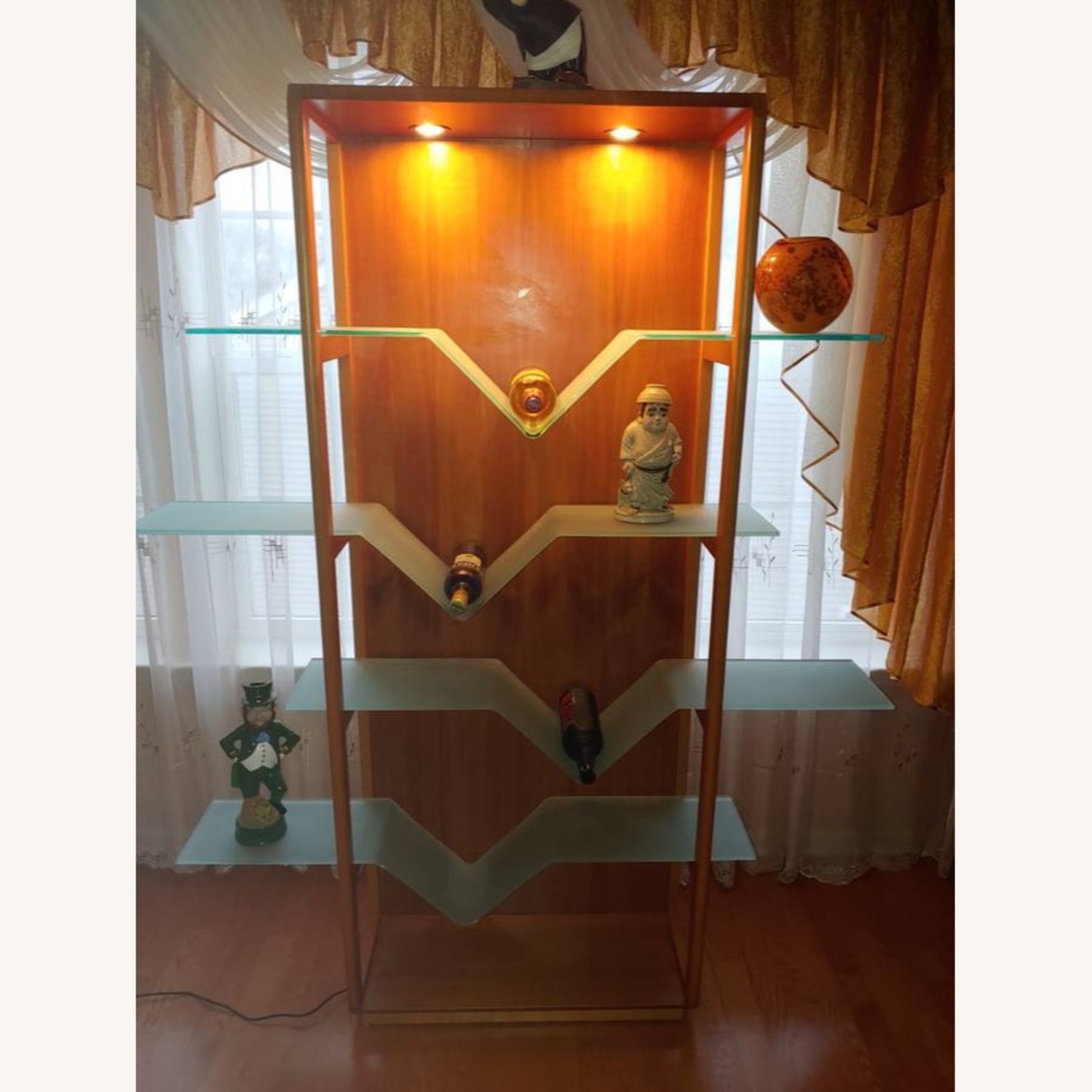 Open Design Real Wood Modern Curio made in Italy  - image-4