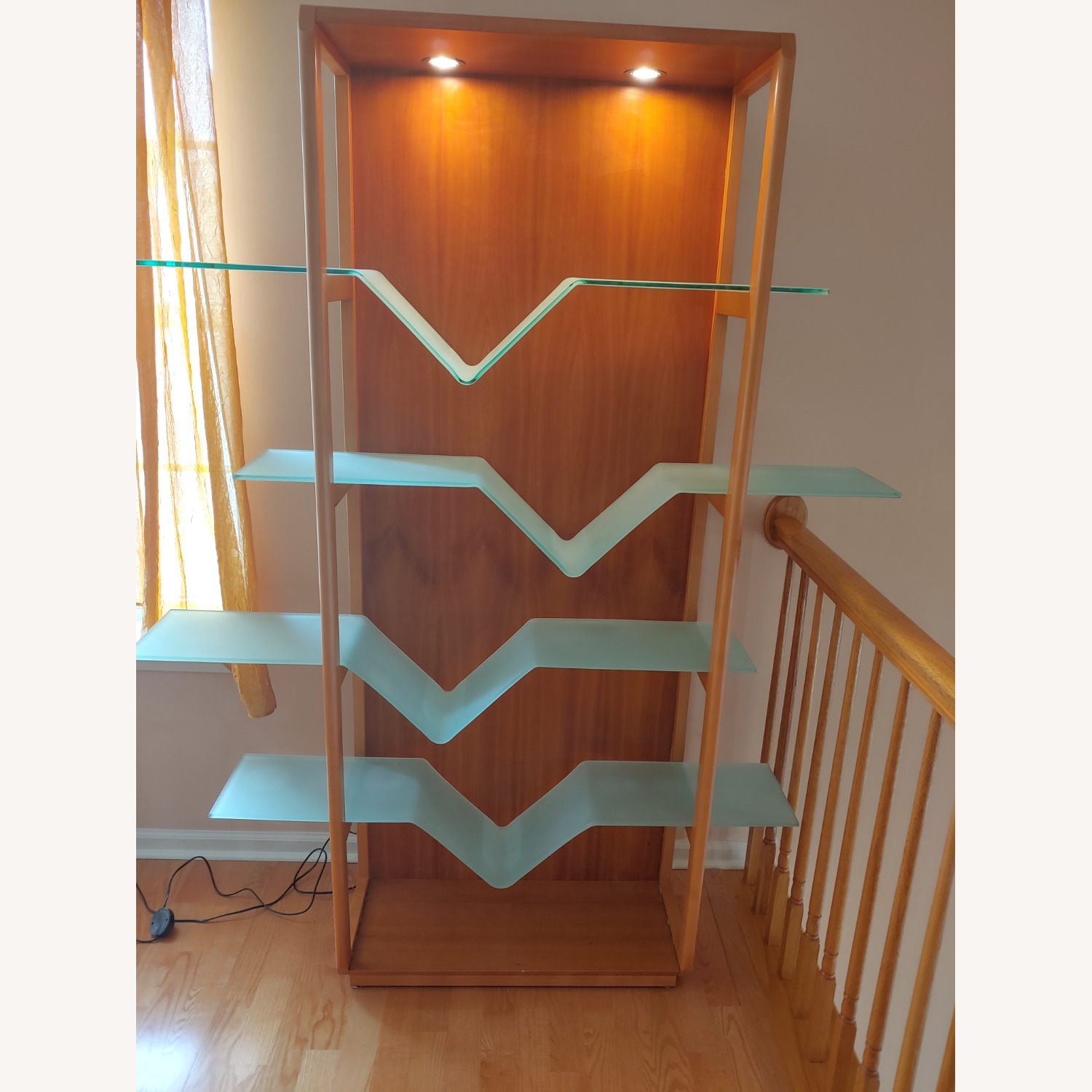 Open Design Real Wood Modern Curio made in Italy  - image-1