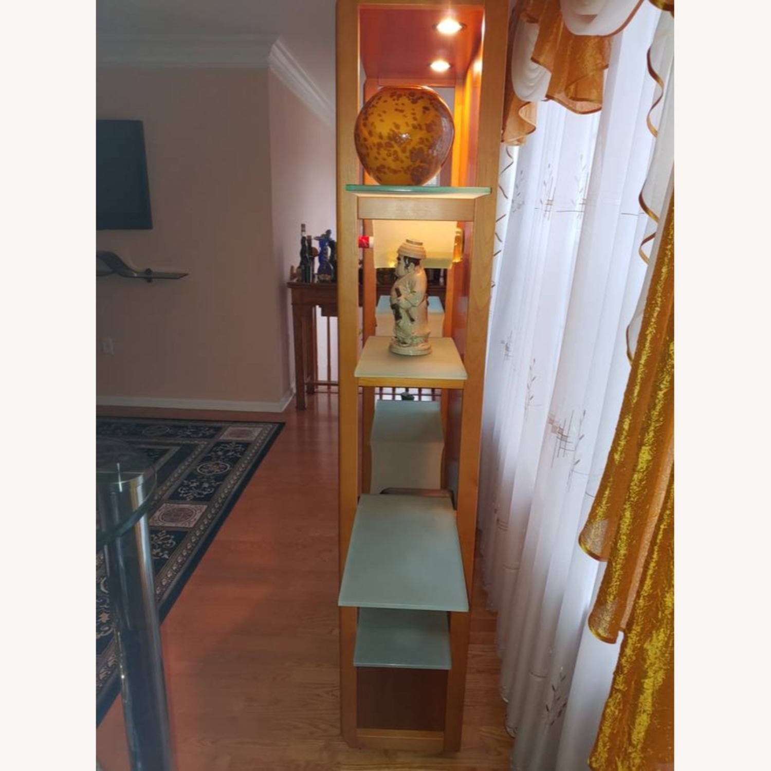 Open Design Real Wood Modern Curio made in Italy  - image-3