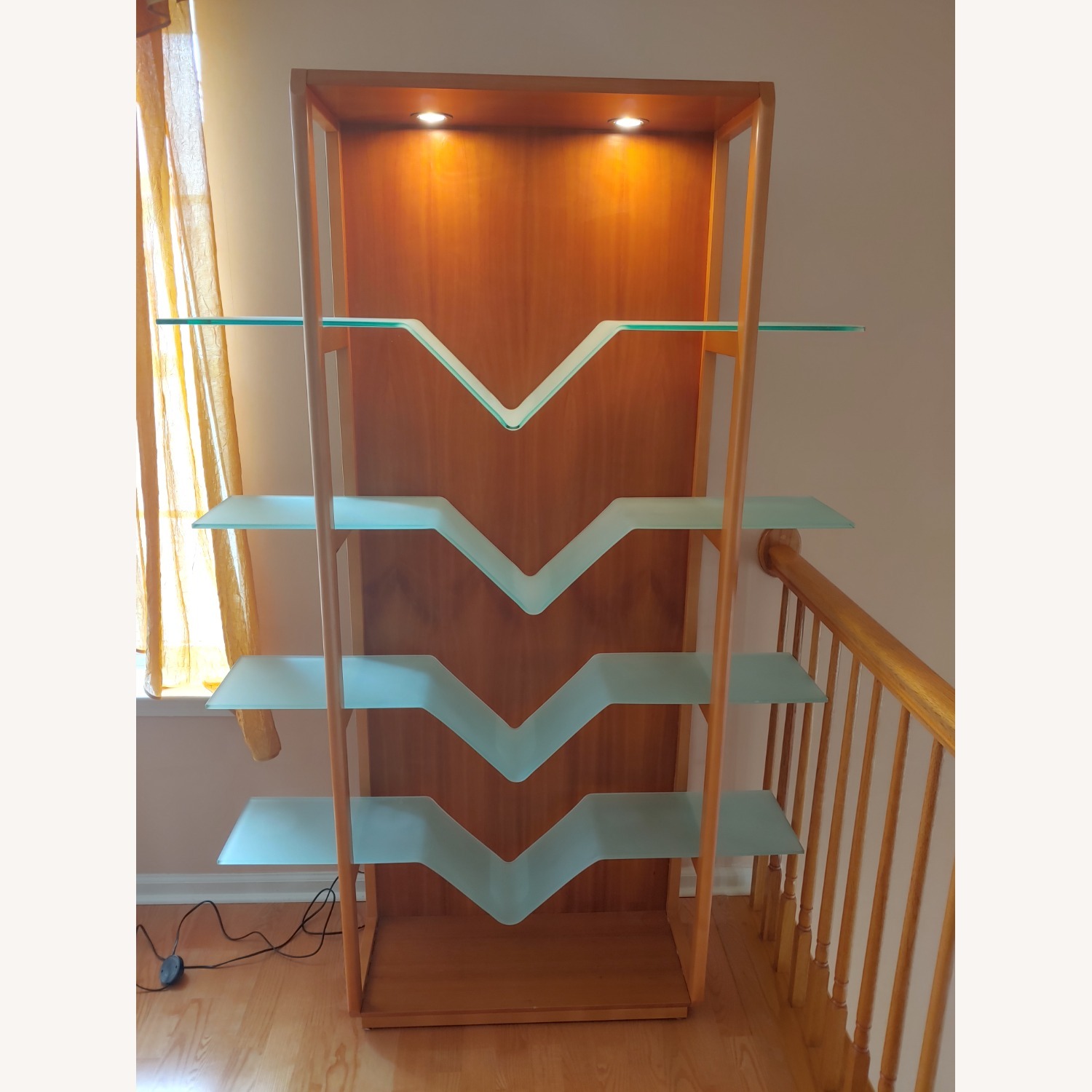Open Design Real Wood Modern Curio made in Italy  - image-2