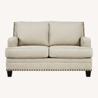 Ashley Furniture Claredon Natural Linen Loveseat