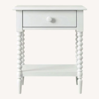 Crate & Kids Jenny Lind White Wood Nightstand