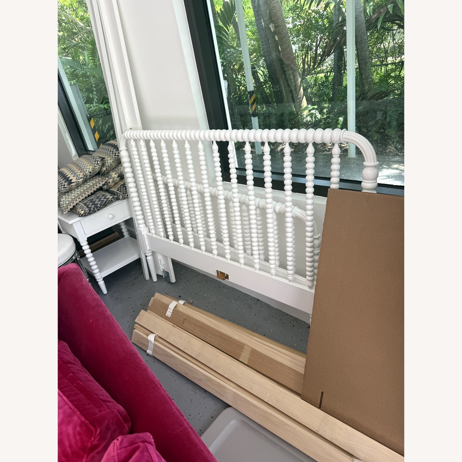 Crate & Kids Jenny Lind White Wood Nightstand - image-3