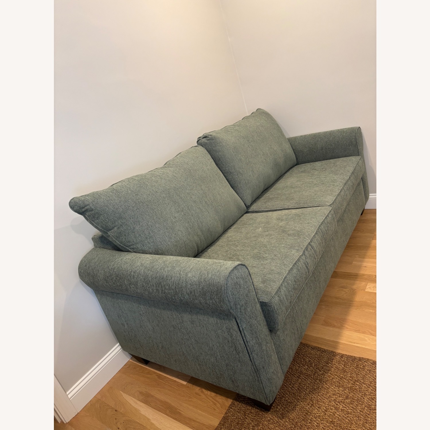 Bob's Discount Furniture Green Sleeper Sofa - image-3