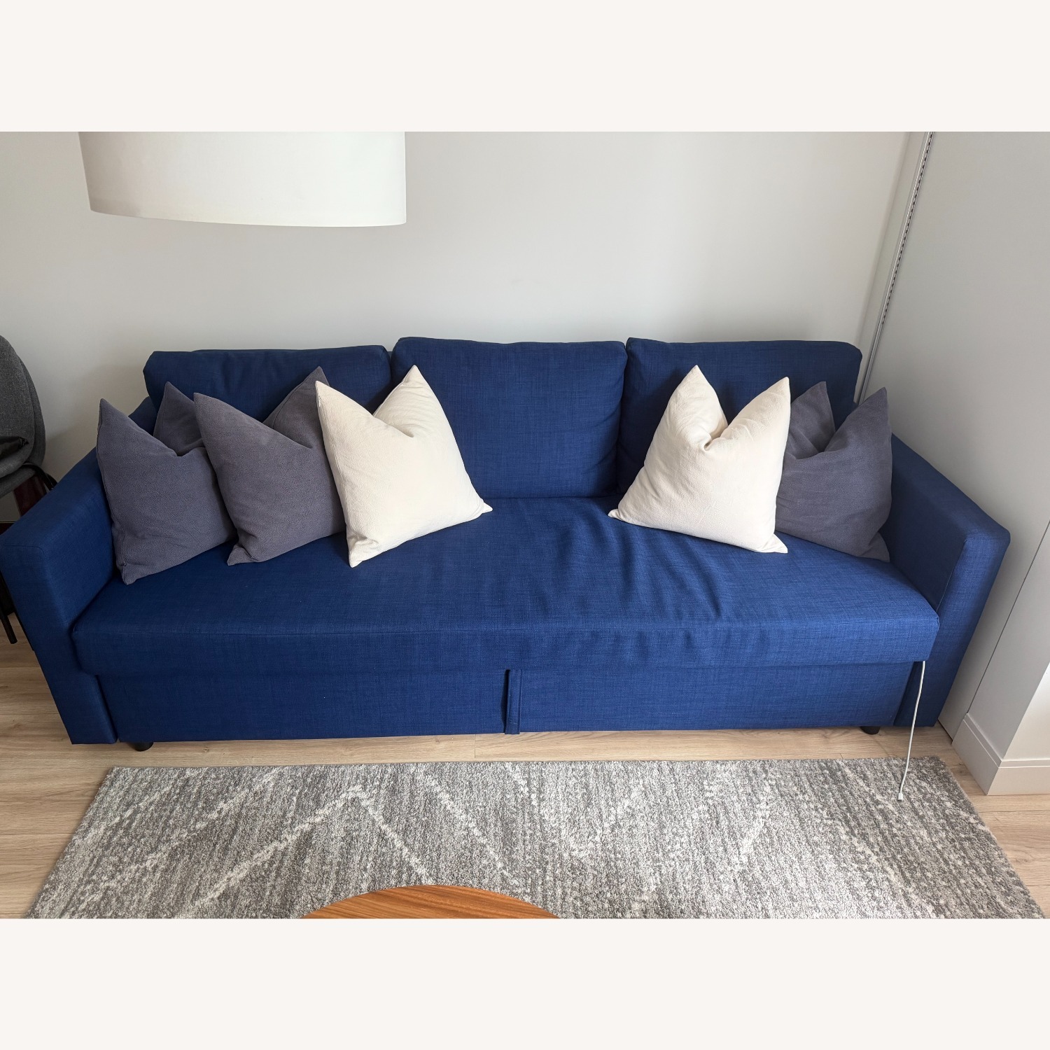 IKEA Friheten Sleeper Sofa, Dark Blue - image-1