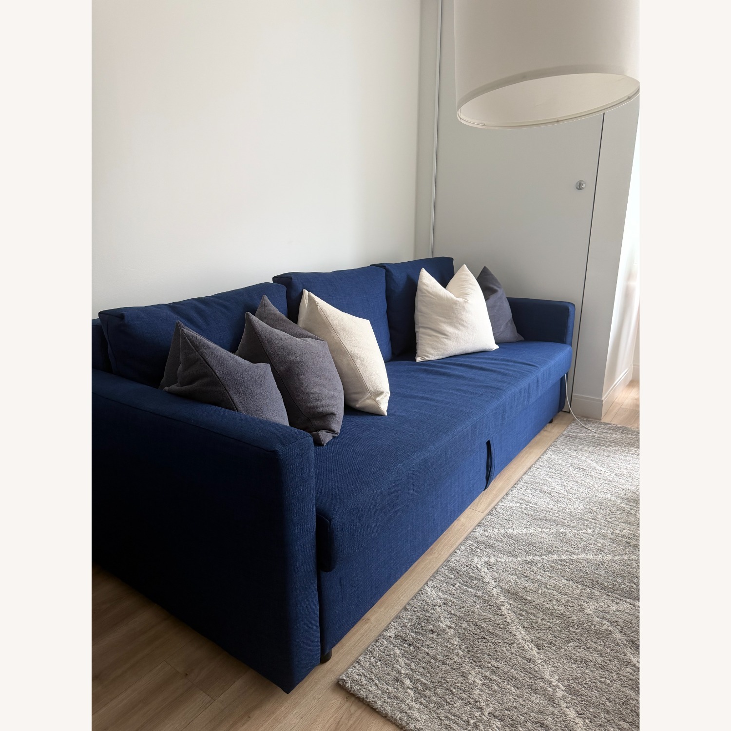 IKEA Friheten Sleeper Sofa, Dark Blue - image-2