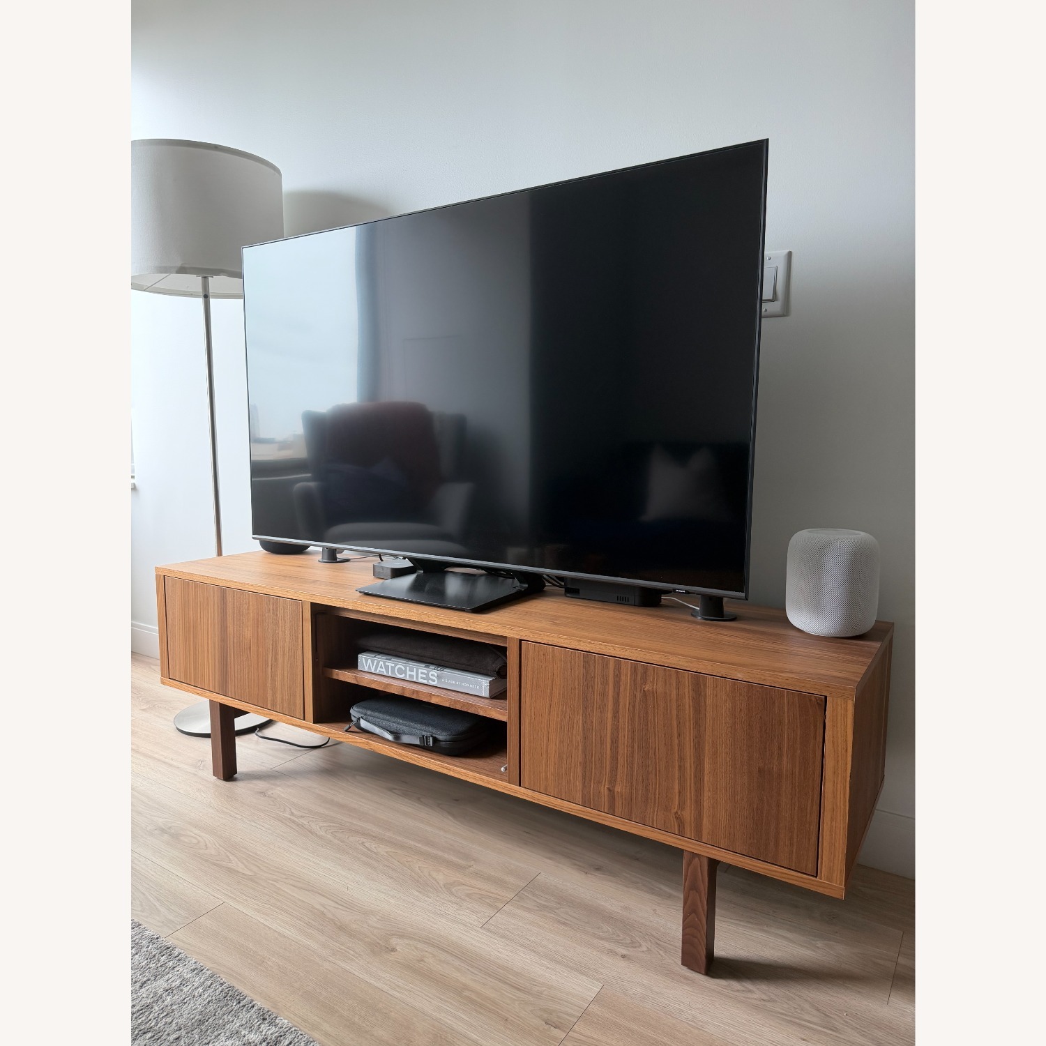 IKEA Stockholm Oak TV Unit with Storage - image-3