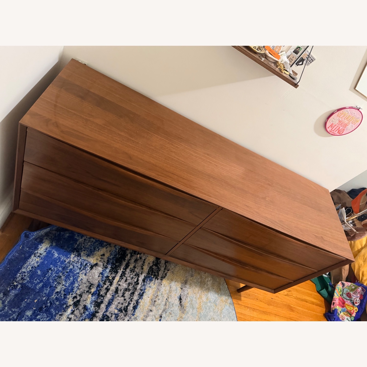Article Lenia Dark Brown Wood Dresser - image-3