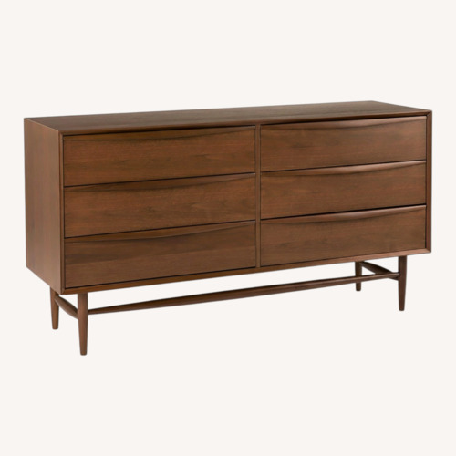 Used Article Lenia Dark Brown Wood Dresser for sale on AptDeco