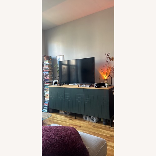Used IKEA Besta Green Media Storage for sale on AptDeco
