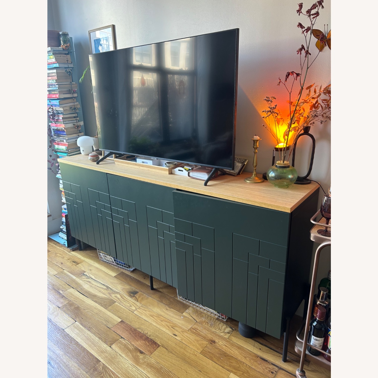 IKEA Besta Green Media Storage - image-2