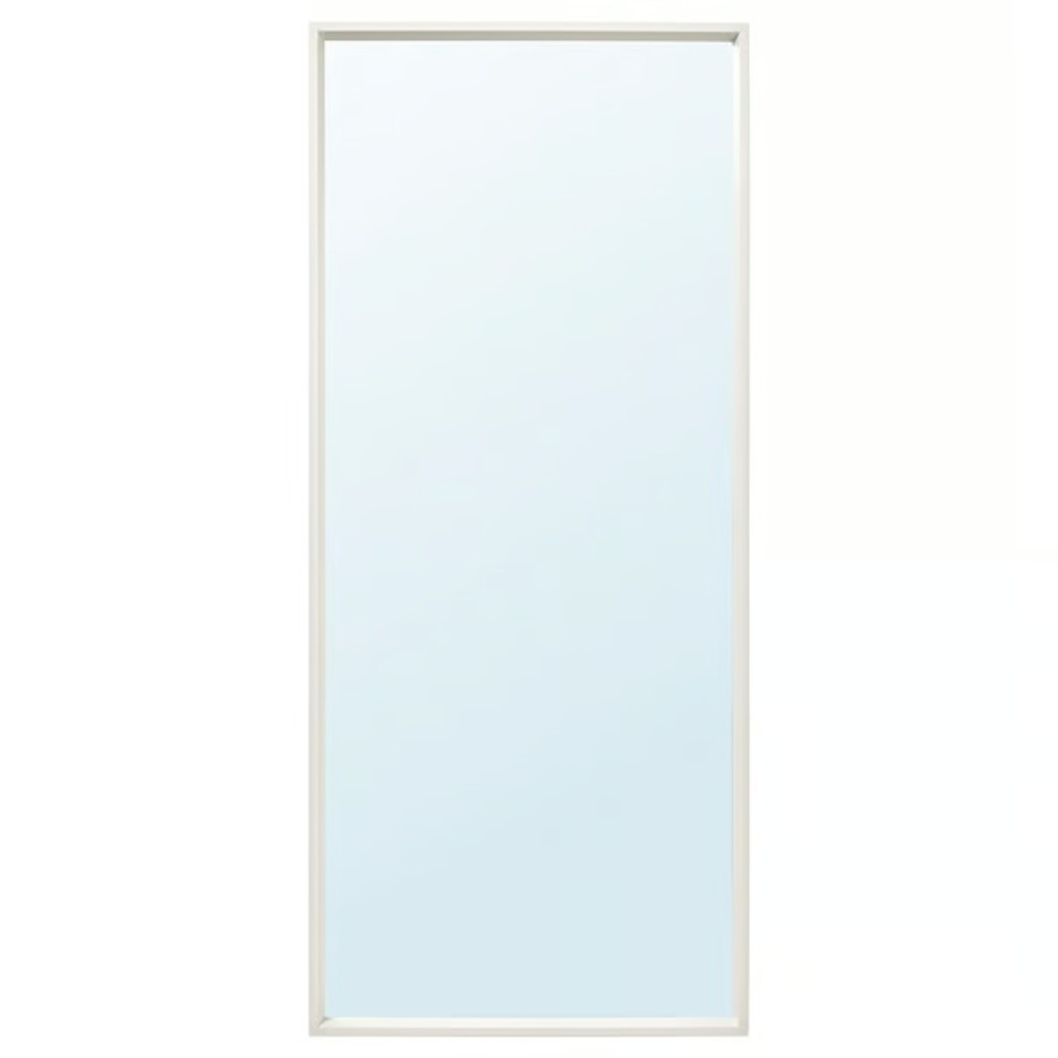 IKEA Nissedal White Glass Floor Mirror - image-4