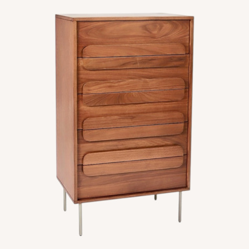 Used West Elm Gemini Dark Brown Wood Dresser for sale on AptDeco