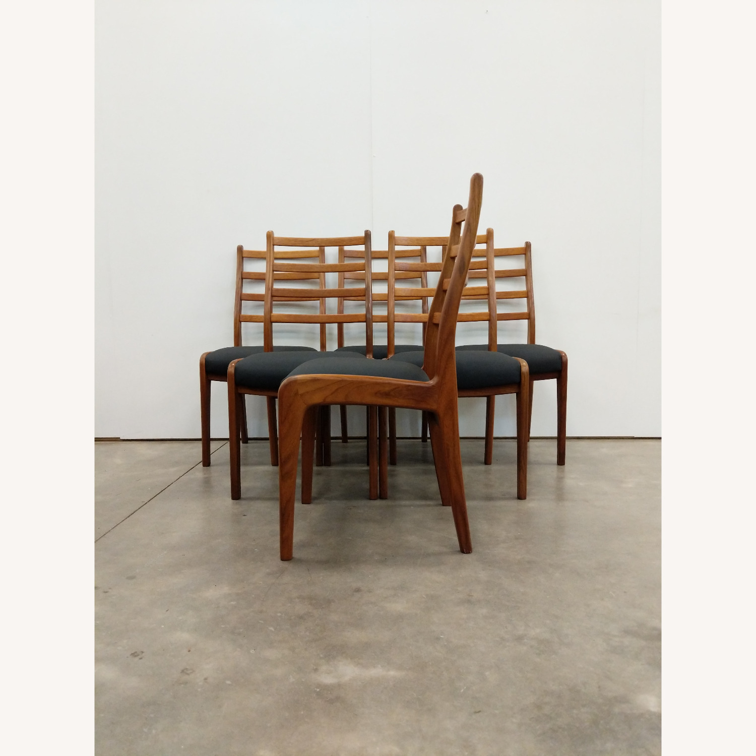 6 Vintage Mid Century Modern G Plan Dining Chairs - image-2