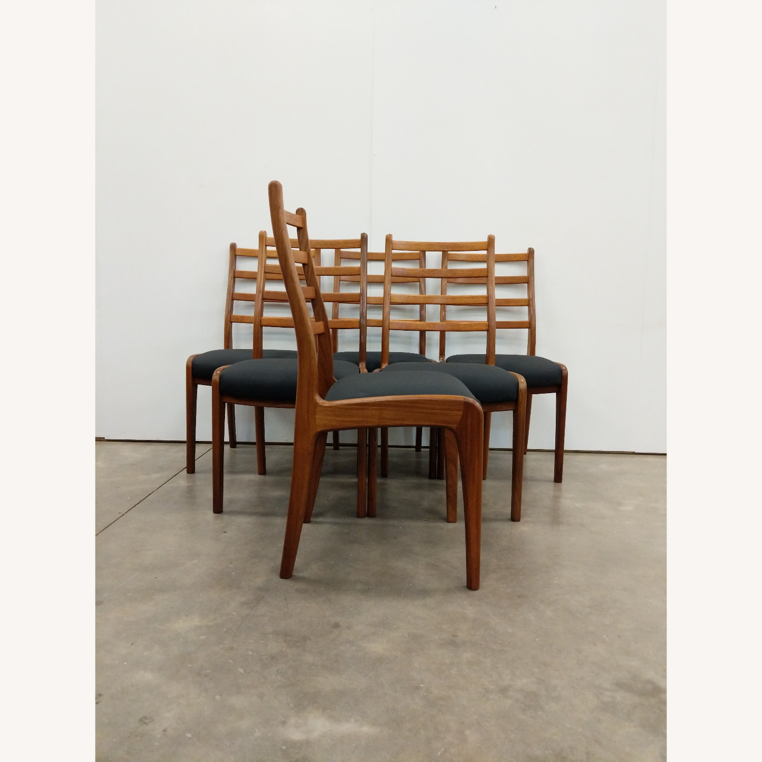 6 Vintage Mid Century Modern G Plan Dining Chairs - image-4