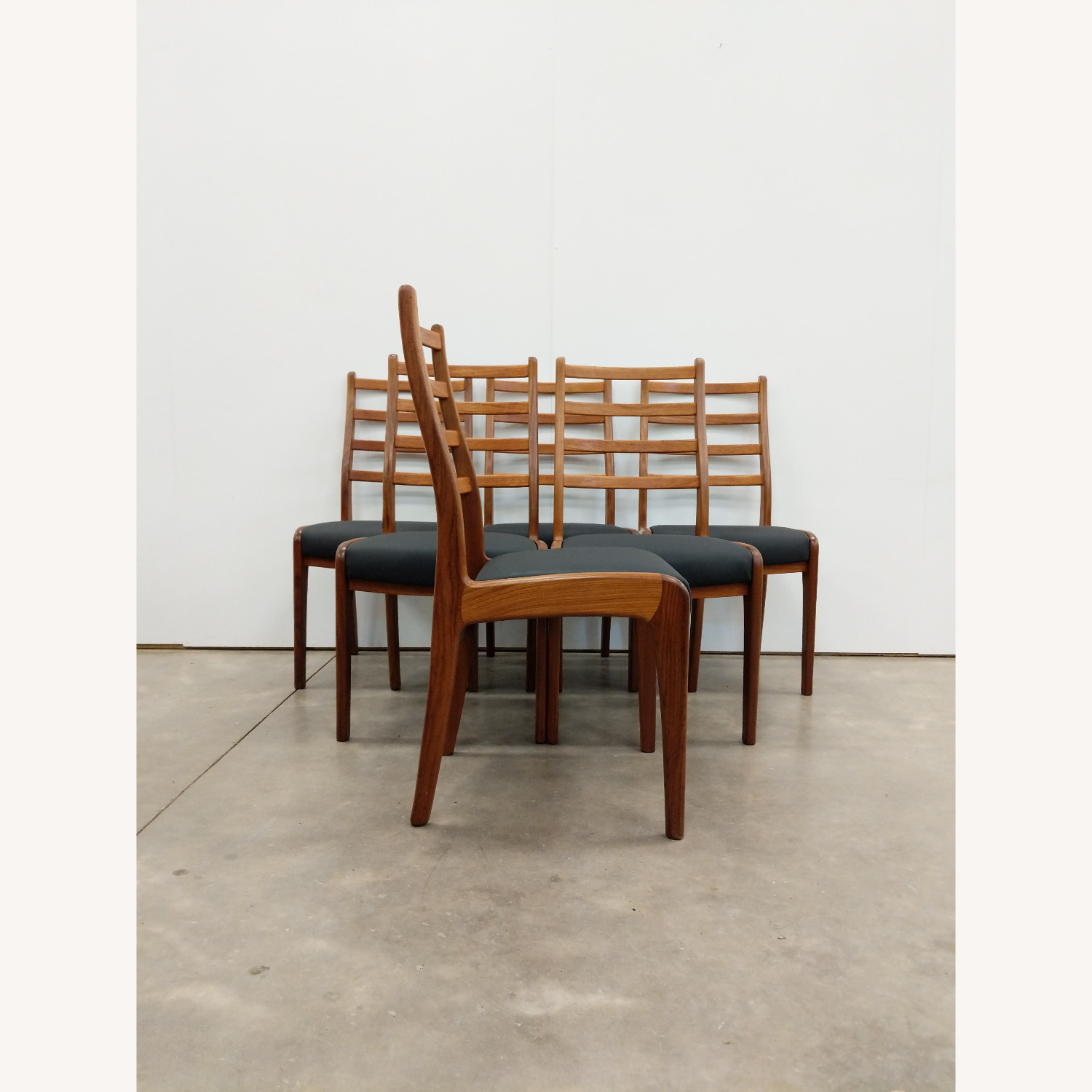 6 Vintage Mid Century Modern G Plan Dining Chairs - image-4