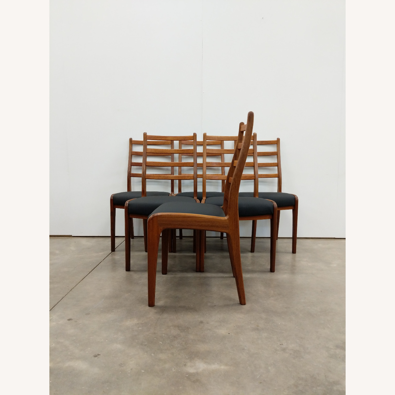 6 Vintage Mid Century Modern G Plan Dining Chairs - image-2