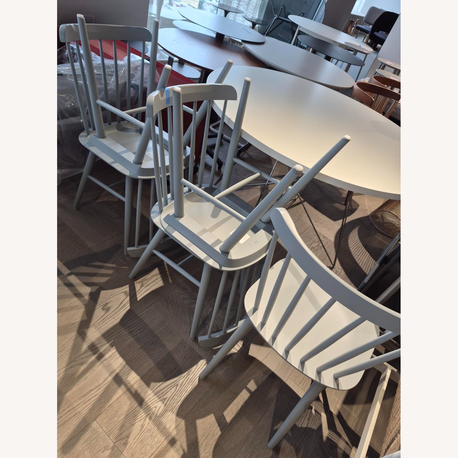Ton Chair Light Gray Dining Chairs - image-4